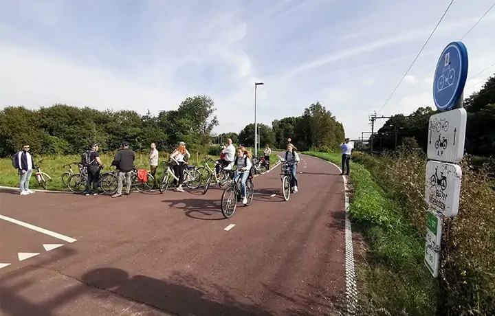 Radverkehrskonzept für das Rheinische Revier: Lenkungskreis holt sich Anregungen in Antwerpen